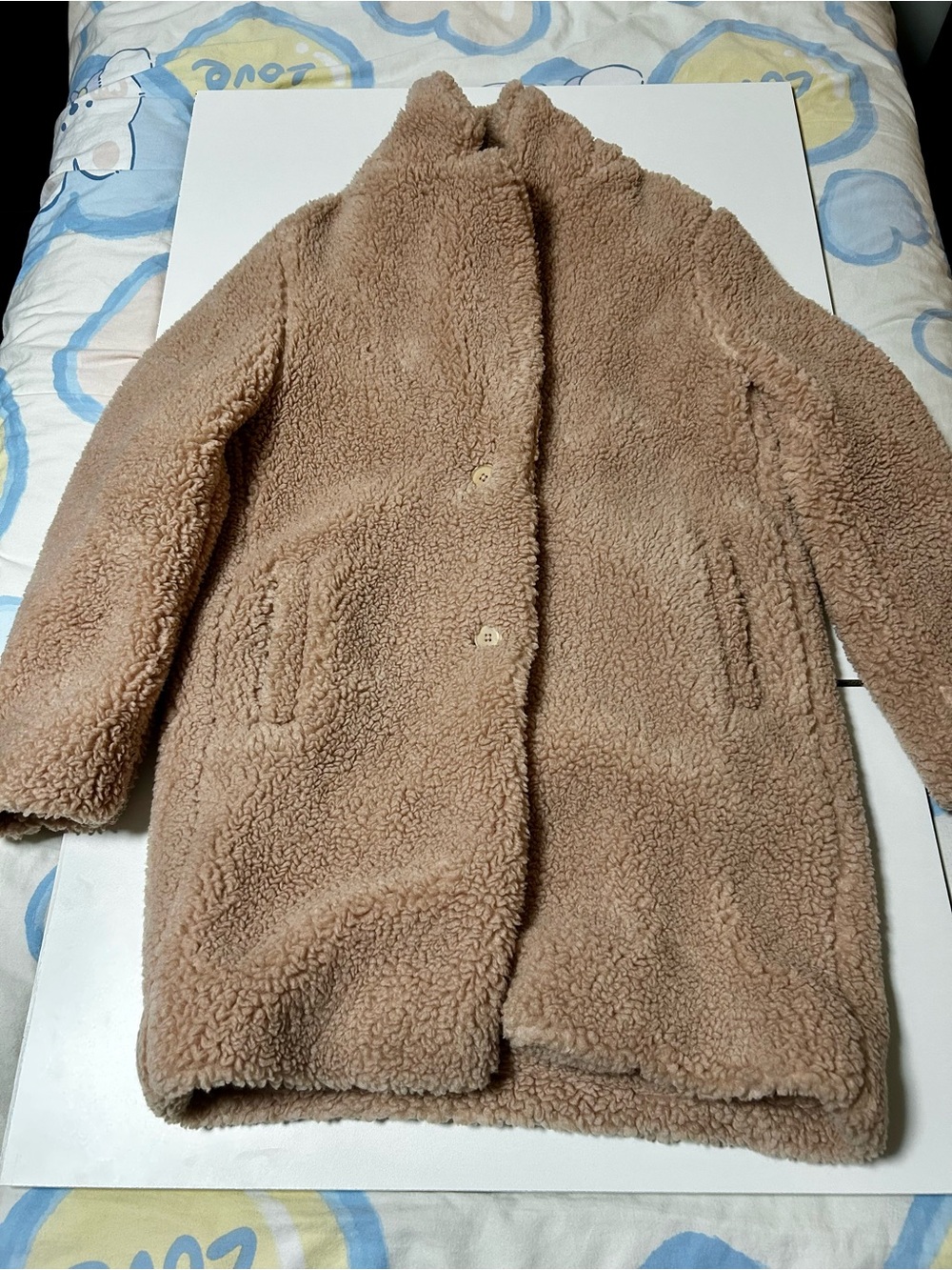 Wilfred Free Teddy Fur Coat - Tan